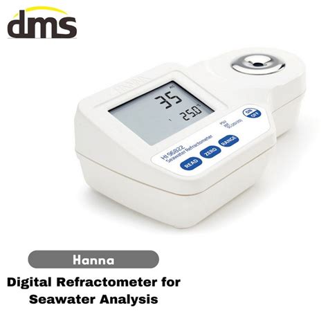 hanna instruments digital seawater refractometer|hanna 96822.